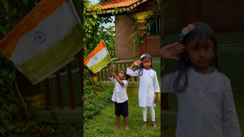 Still from My Village Life India, filmed on the family farm